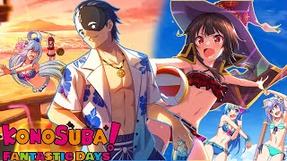 Swimsuit Megumin And Vanir Summons|Konosuba Fantastic Days