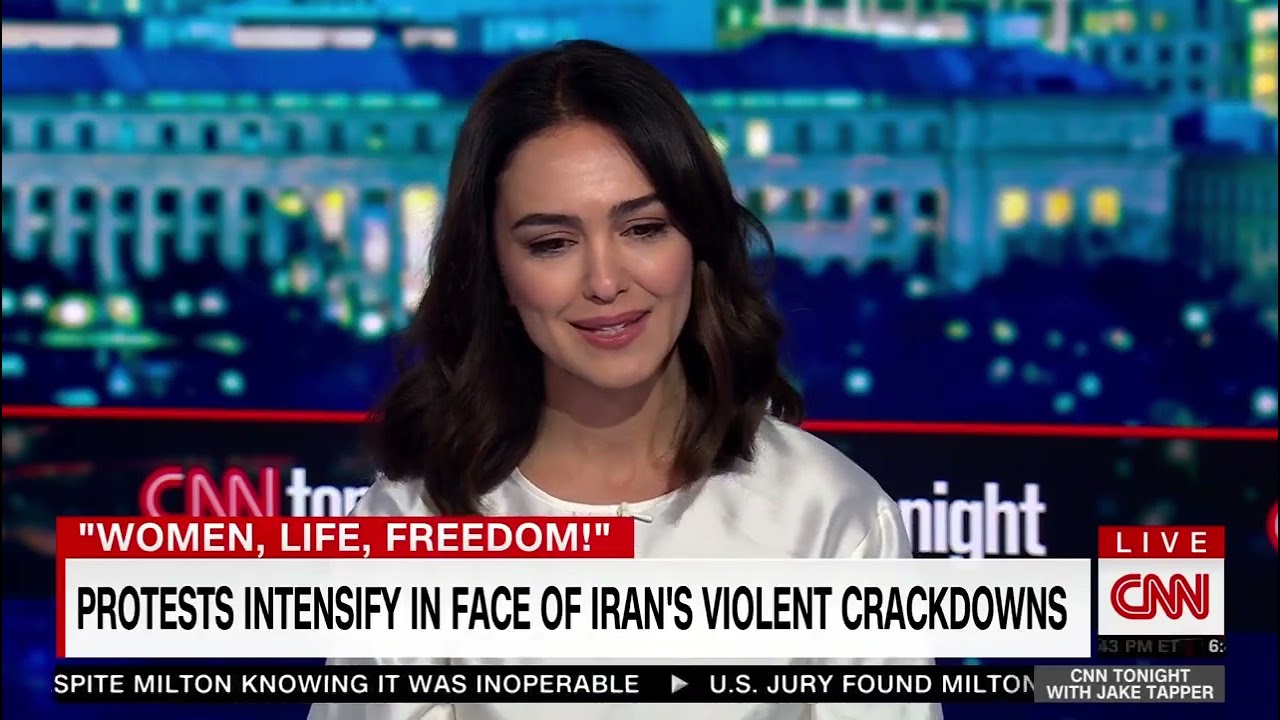 Nazanin Boniadi on CNN Tonight with Jake Tapper Oct 14, 2022