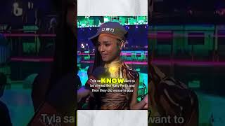 Tyla getting slimed at the Nickelodeon Kids Choice Awards #shorts