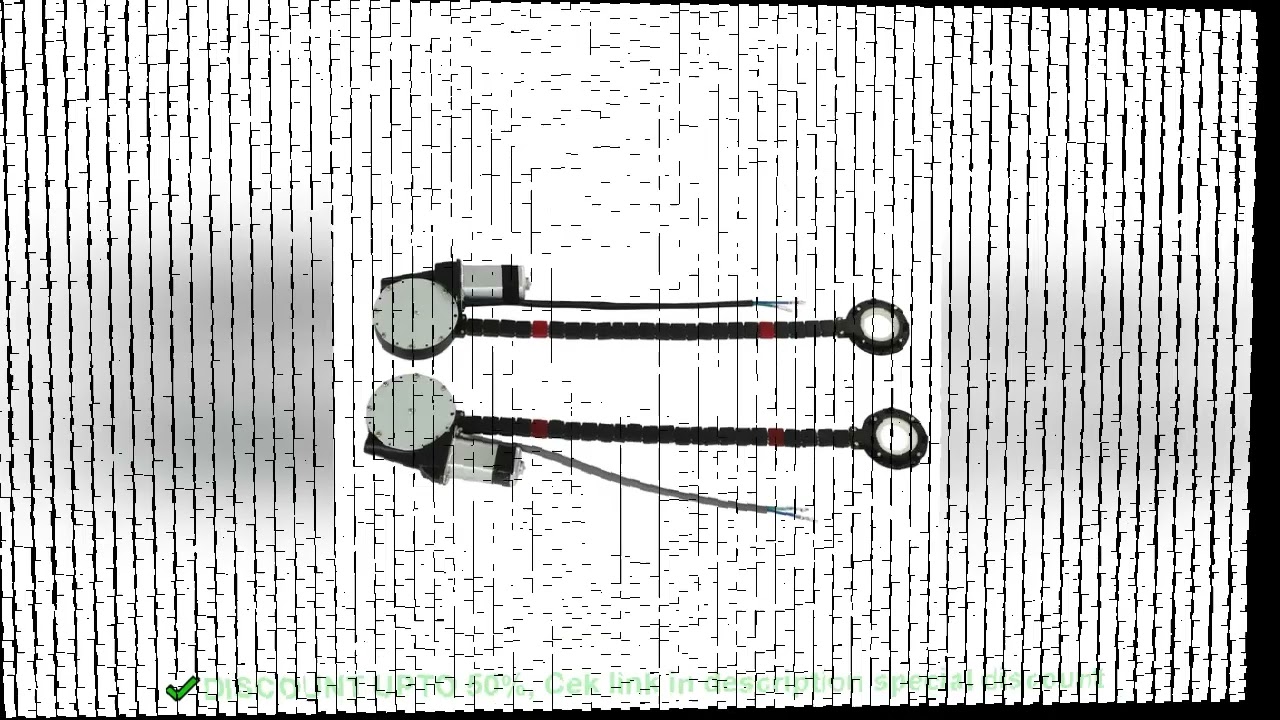 12V Power Window Lift Regulator Conversion Kit with Power Harness Universal for 2 Door Pickup