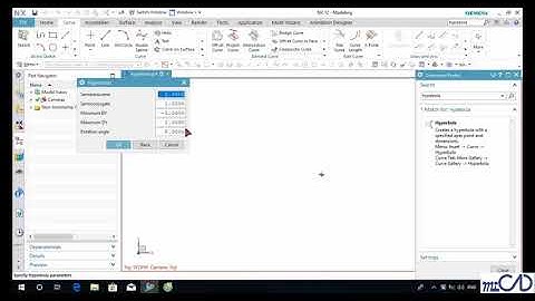 NX12 Tutorial - Thiết Kế Và Lắp Ráp - 3 4  Hyperbola