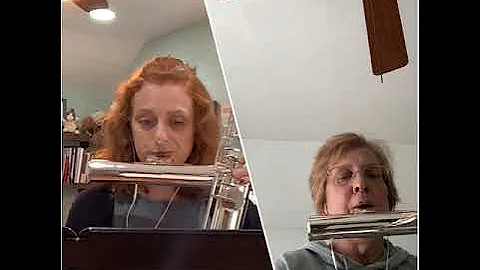 Dueling Contrabass Flutes Arranged by Ty Kroll
