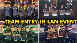 GodLike, Soul, Xparks, Xo, Skylight, TSM FTX All Teams Entry in Lan Event BGMI 🤩🔥 | Lan Event BGMI