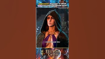 Companions react to Gale consuming dark magic | Baldur