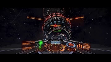 Elite: Dangerous: Federal Corvette Boost To Landing Pad
