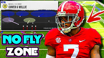 This NO FLY ZONE Coverage Defense is SO FRUSTRATING! College Football 25 Defense!
