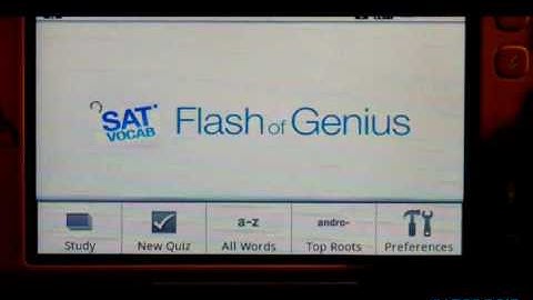 Flash Of Genius SAT vocab - Android Developer Challenge 2 - Apps fast test - Round 1