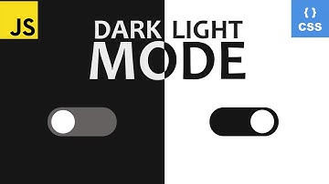 How to create Light/Dark Mode Toggle Switch with HTML , CSS and JQuery
