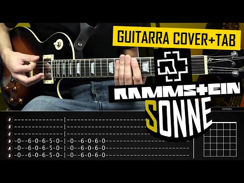 SONNE Guitarra Cover RAMMSTEIN Tablatura Completo | Marcos García