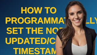Celebrity Drupal: How to programmatically set the node updated/changed timestamp Net Worth
