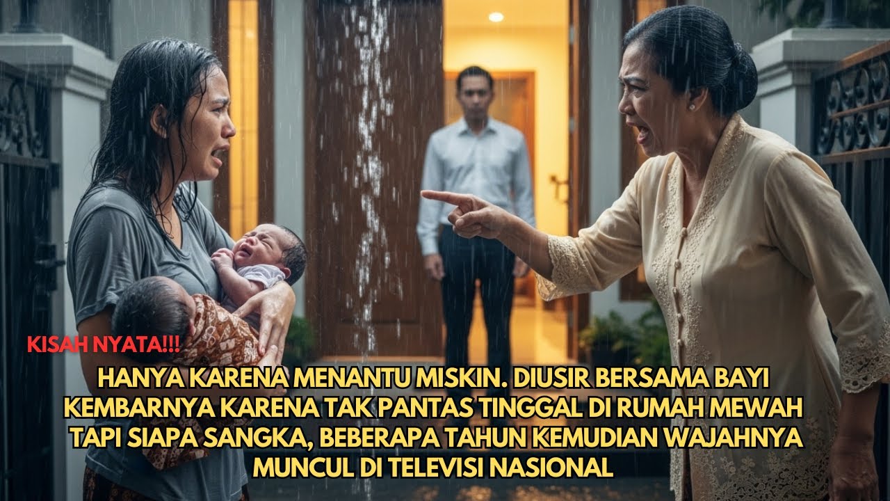 Ibu Mertua Mengusirku Setelah Kelahiran Bayi Kembarku. Tapi Mereka Menangis Saat Melihatku di TV