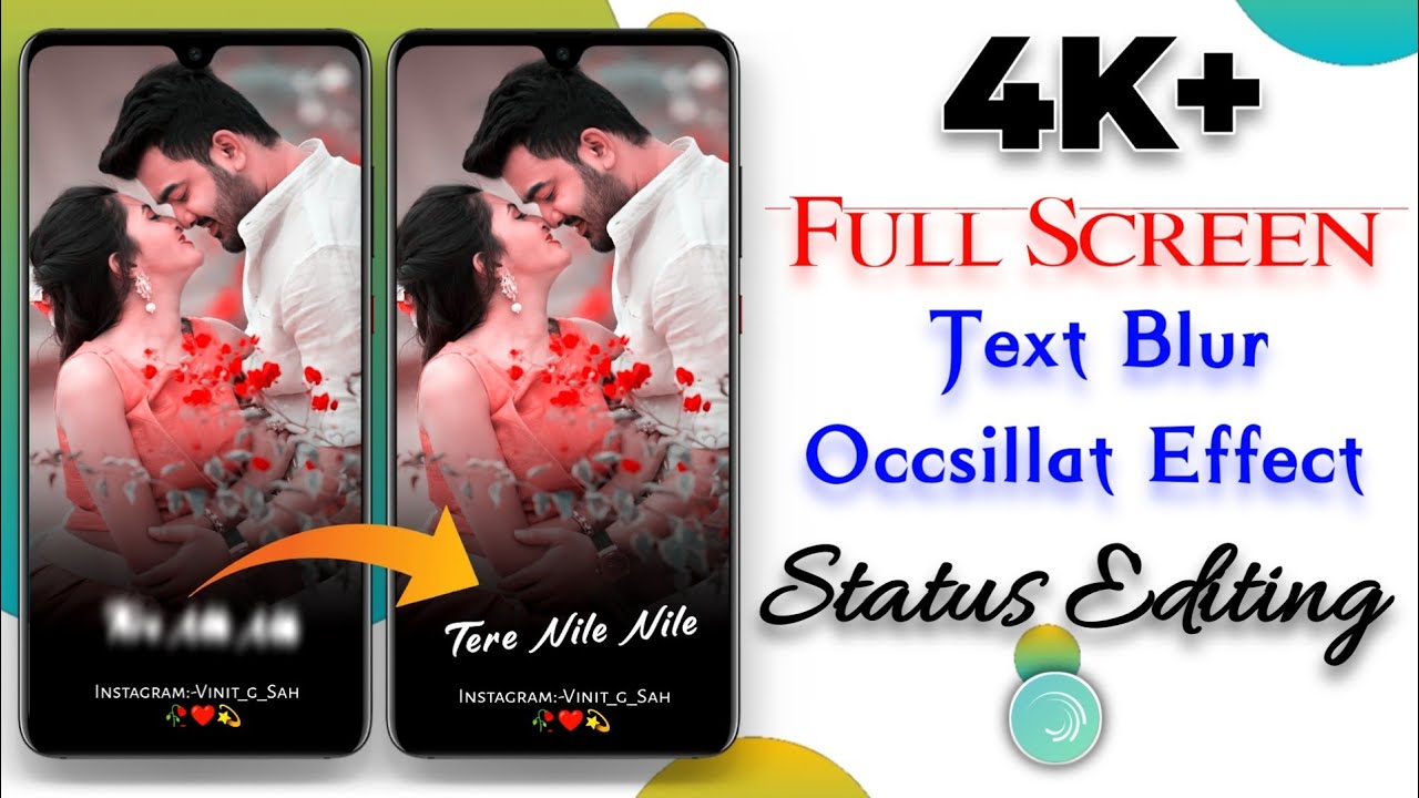 4K+ Full Screen TrendingText effect alight motion🔥|| text Animation ...