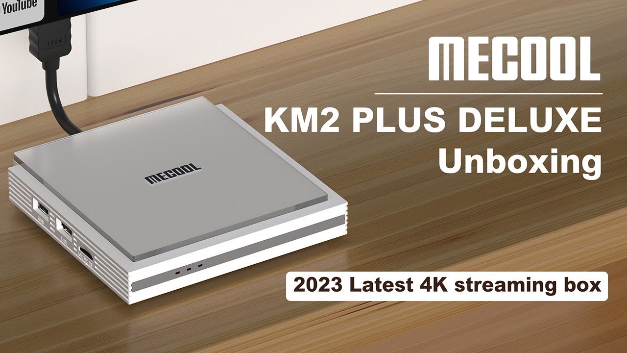 MECOOL KM2 PLUS DELUXE Smart TV Box 4G 32G WiFi6 1000M Android TV Box 4K