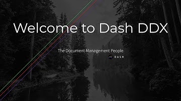 Dash DDX Document Management Overview