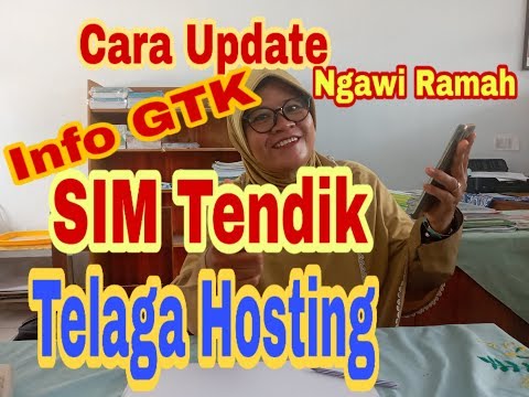 Cara Update data PTK SIM Tendik di Telaga Hosting Kabupaten Ngawi