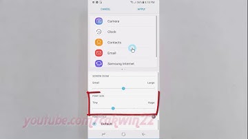 Android Nougat : How to Change Font Size on Samsung Galaxy S8 or S8+