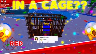 Hoopz, But I Played In a Cage & This Happened     | Roblox Basketball Hoopz 