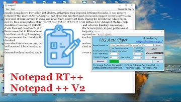 IMAGE to Notepad RT++ latest version automatic typing/ Copy - paste using IDS autotyper .xtt format
