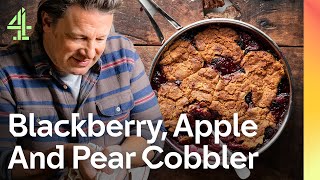 Foraged Blackberry, Apple And Pear Cobbler | Jamie: What to Eat This Week | Channel 4