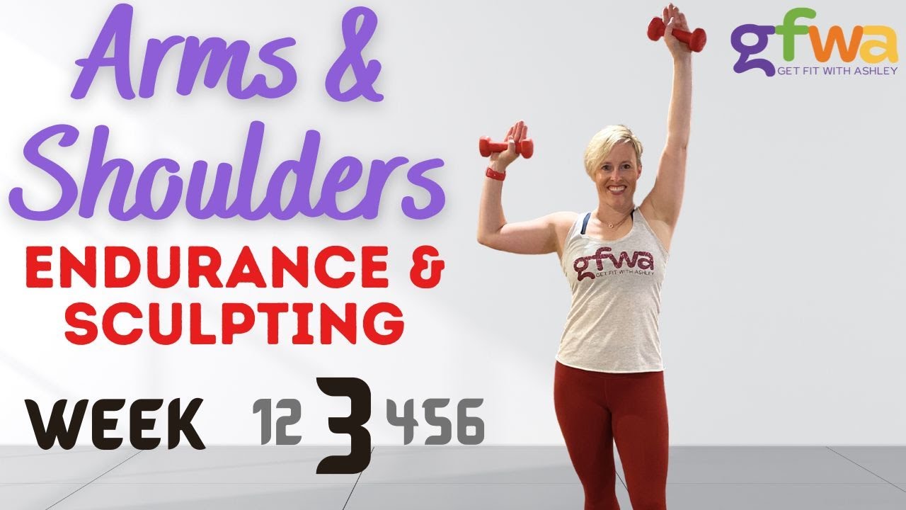 Halfway there! 10 Minutes to STRONGER Arms & Shoulders! Week 3 of 6