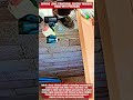 Driving Long Structural Screws Through Wood with Precision #woodworking #carpentry #wood