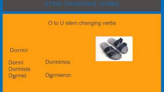 Stem Changing Preterite Spanish