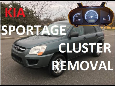 How to replace Cluster Speedometer on Kia Sportage 05-10