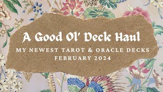 Lets indulge in a little deck haul! | My newest tarot & oracle decks