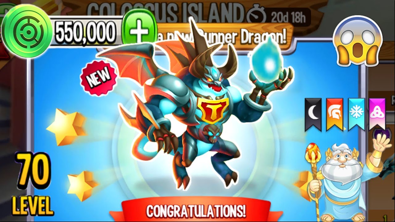 Dragon City: Dark Titan Dragon, plus all Dusk vs Dawn Island | Completed 2020 😱