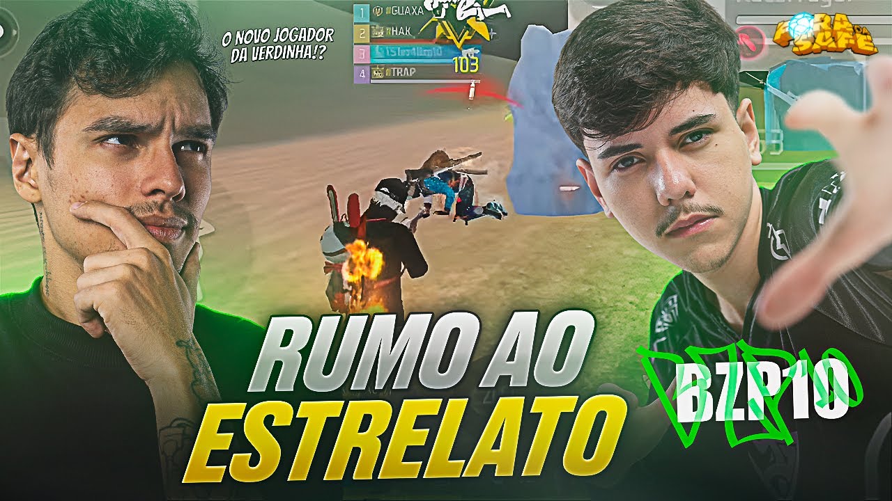 RUMO AO TOPO DO FREE FIRE - BZP10 - JOGADOR  ABSURDO INDIVIDUALMENTE