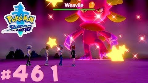 Pokemon Sword Shiny Dynamax Weavile Raid & Catch