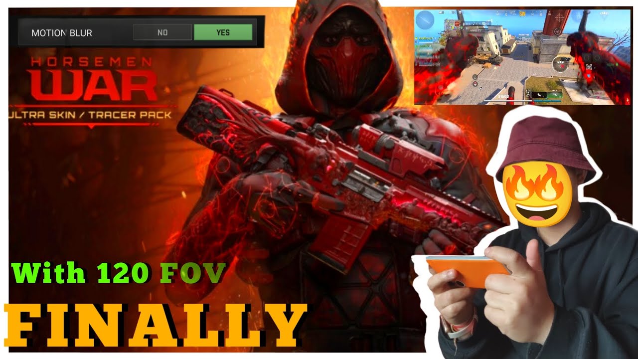 120 FOV with Motion blur, PC Le...vel Graphic 😁 On @CODWarzoneMobile ...