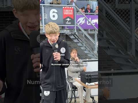 Mads is blind én stadionspeaker bij Sparta #rotterdam