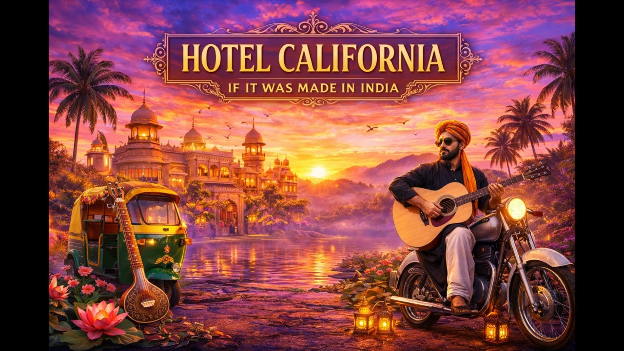 Hotel California – If It Was Made in India | Indian Fusion Cover | Desert Dreams & Mystic Vibes