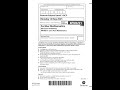 2025 Pearson EDEXCEL As Level Further MathemATIcs Paper 1 8fm0 01 Core Pure MathemATIcs