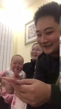 Cute Baby Laughs so Hard