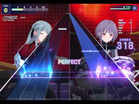 BanG Dream Our Notes CBT [KiLLKiSS] Expert 27 ALL PERFECT!!