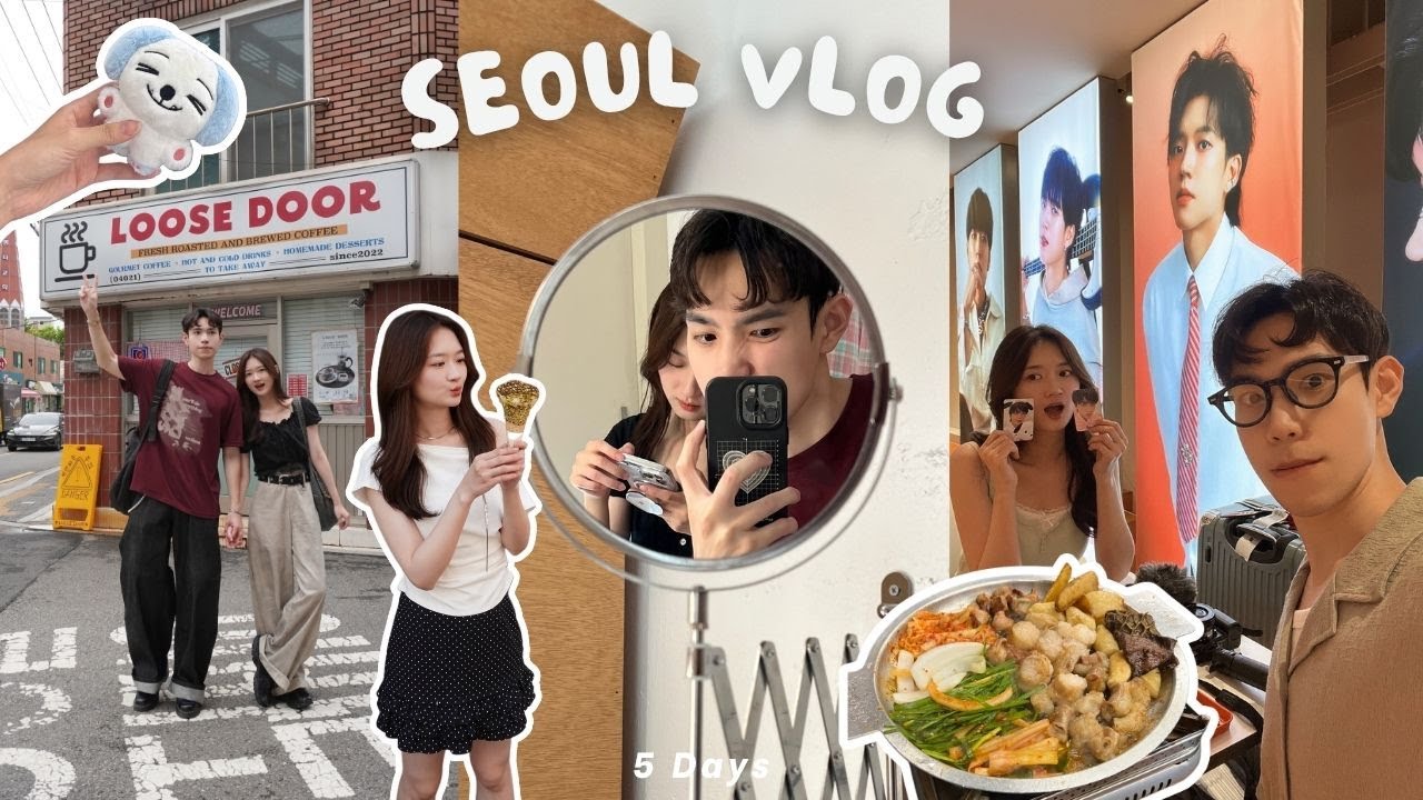【呂伴小瑄】🇰🇷首爾5天行程！陪小瑄追南優賢💛🌳/聖水洞吃喝🍴/明洞最愛燉牛排骨/悠閒咖啡廳☕️/義式冰淇淋｜首爾Vlog