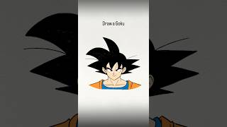 Draw a Goku #drawing #goku #dragonball #fanart #dragonballsuper #tutorial
