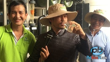 "Vua Áo Dài" đã uống nước lọc từ rác như thế nào?