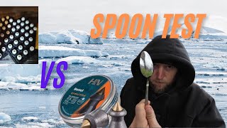 Will a Gold Cross go through a spoon at 65FT