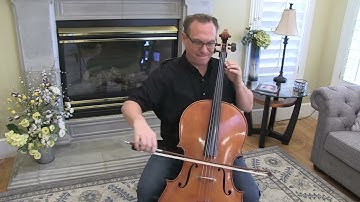 Witches Dance from Suzuki Book 2 - Performance video - Cello Instruction with Kayson Brown
