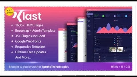 KLAST – Bootstrap 4 HTML5 Admin Dashboard Responsive Template | Themeforest Templates