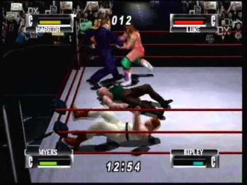 Royal Rumble N64 WWF No Mercy N64 EPIC 40 Man Royal Rumble w/pins+movie+video game CAWs ...