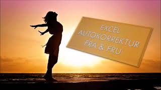 Autokorrektur Excel