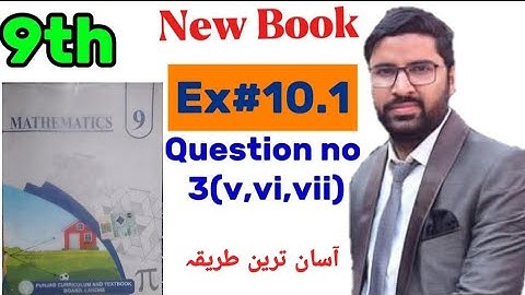 9Th Class Math New Book Exercise 10.1 Q3 || Chapter10, Ex.10.1 Q3(v,vi,vii),Graphs of Functions
