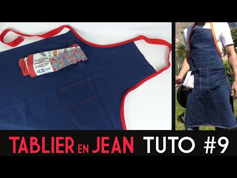 Tutorial: men's apron sewing pattern. tablier homme:  Tablier homme, Tuto tablier  cuisine, Tablier cuisine homme