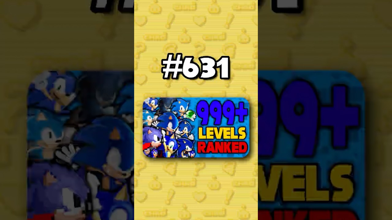 Номер 631 — Рейтинг ВСЕХ 999+ уровней Sonic от худшего к лучшему 