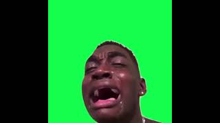 Man Crying - Green Screen