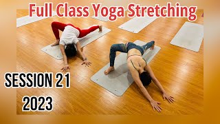 Session 21 2023 Full Classes Yoga Stretching || Yoga With Sandeep || Vietnam